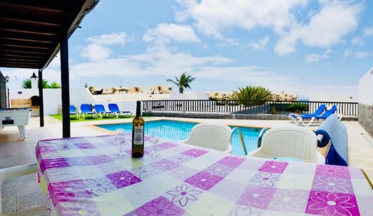 Villa Neptuno With Private Pool, Sea View, Sat-Tv & Free Wifi Πλάγια Μπλάνκα Εξωτερικό φωτογραφία